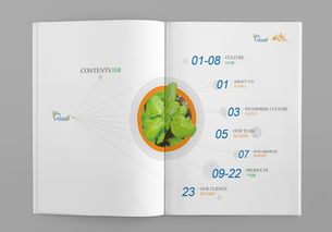 生物公司企業形象畫冊設計 展現科技與創新的力量